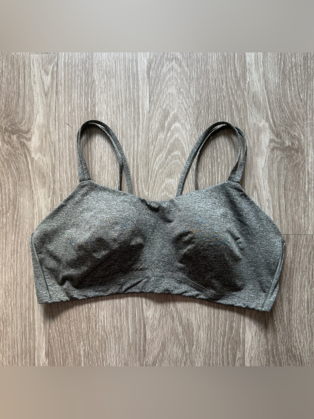 Lululemon Like a Cloud Bra Heathered Grey Size 12